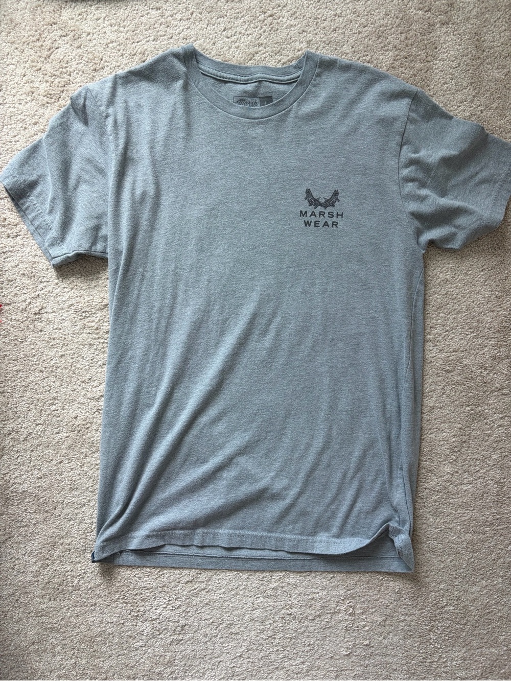 Marsh Wear Men's Short Sleeve Crew Tee — Heather Gray